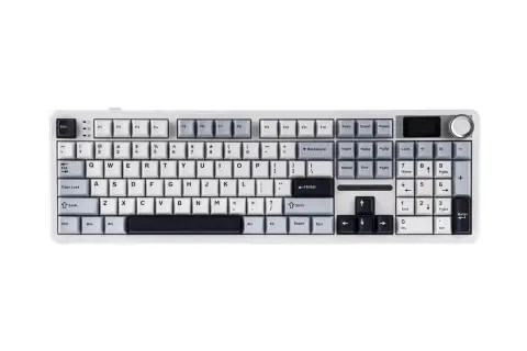 AULA F108PRO Gaming Keyboard (White Blue)