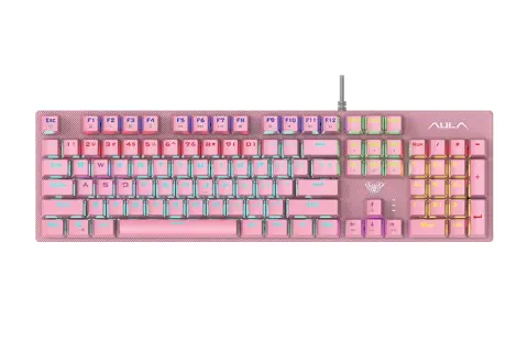 AULA S2022 Gaming Keyboard (Pink)