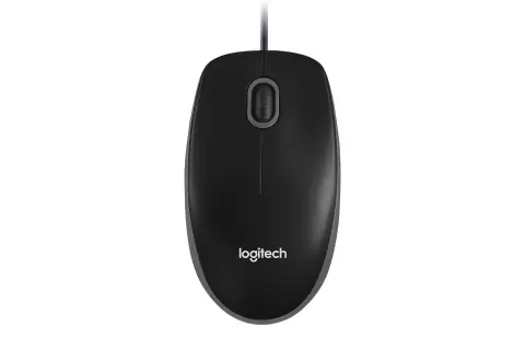 Logitech B100 USB Mouse(Black)