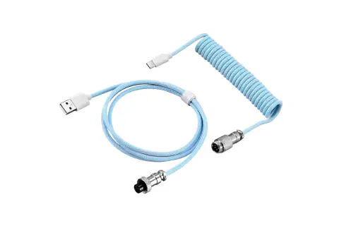 Type C USB Cable Mechanical Keyboard Sky Blue