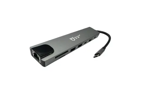 M-PARD Type-C to USB2.0 USB3.0 SD TF PD Charging PowerSupply Network Card HDMI 8
