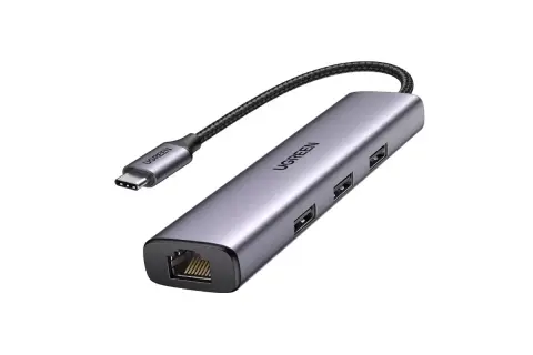 UGREEN 60600 USB-C to 3xUSB3.0 Hub+Gigabit Ethernet Adapter