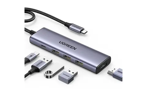 UGREEN 15597 USB-C 5 in 1 4K60Hz Adapter
