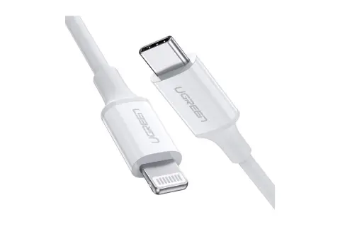 UGREEN 60748 Lightning to Type-C 1.5M Cable (White)