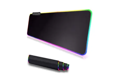 040 Mousepad Size 400mm x 900mm x 4mm (Black) RGB
