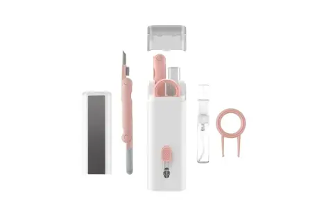 Plastic White 7 In 1 Electronic Cleaner Kit Cleaning Kit