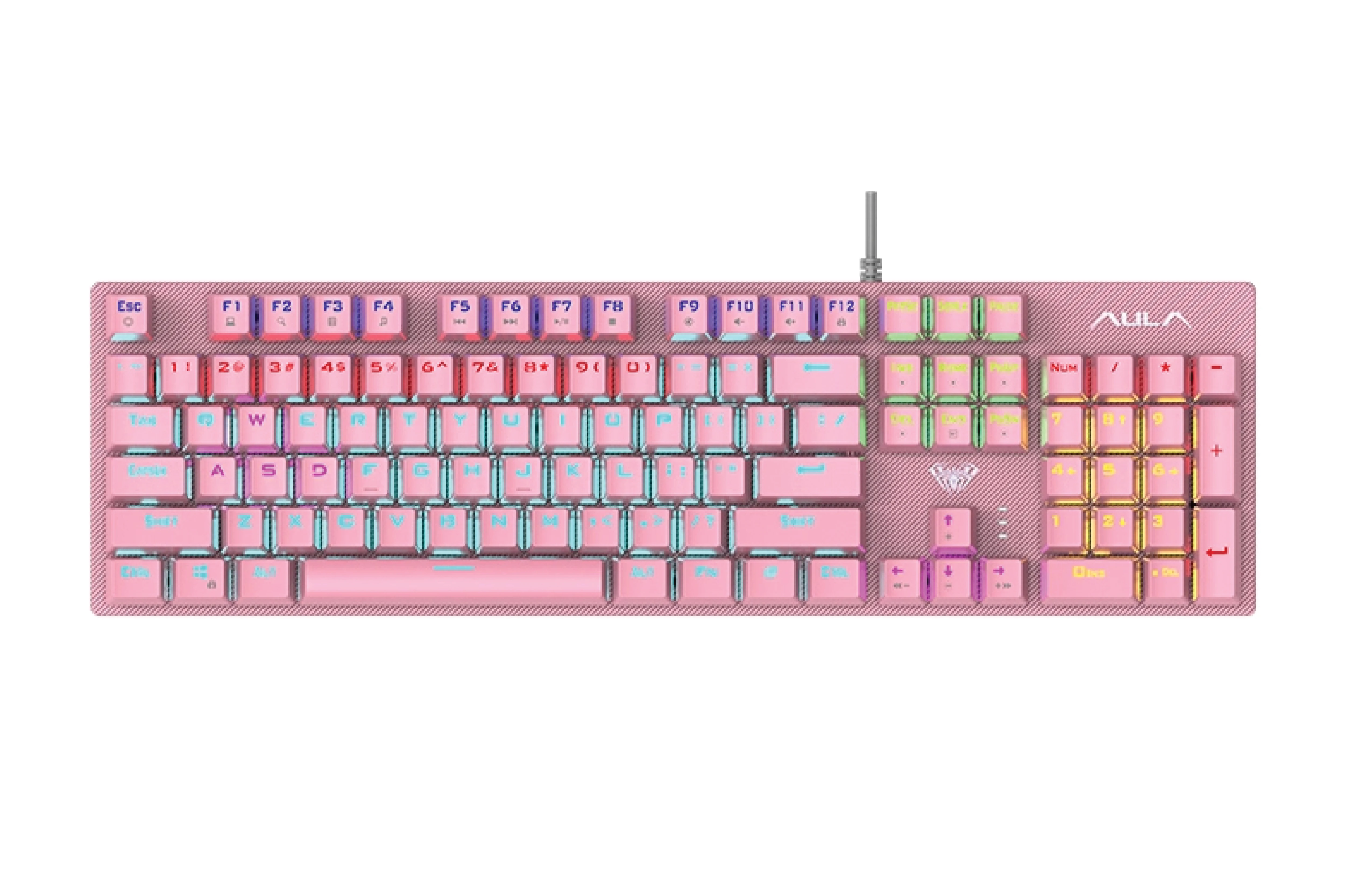 AULA S2022 Gaming Keyboard (Pink)