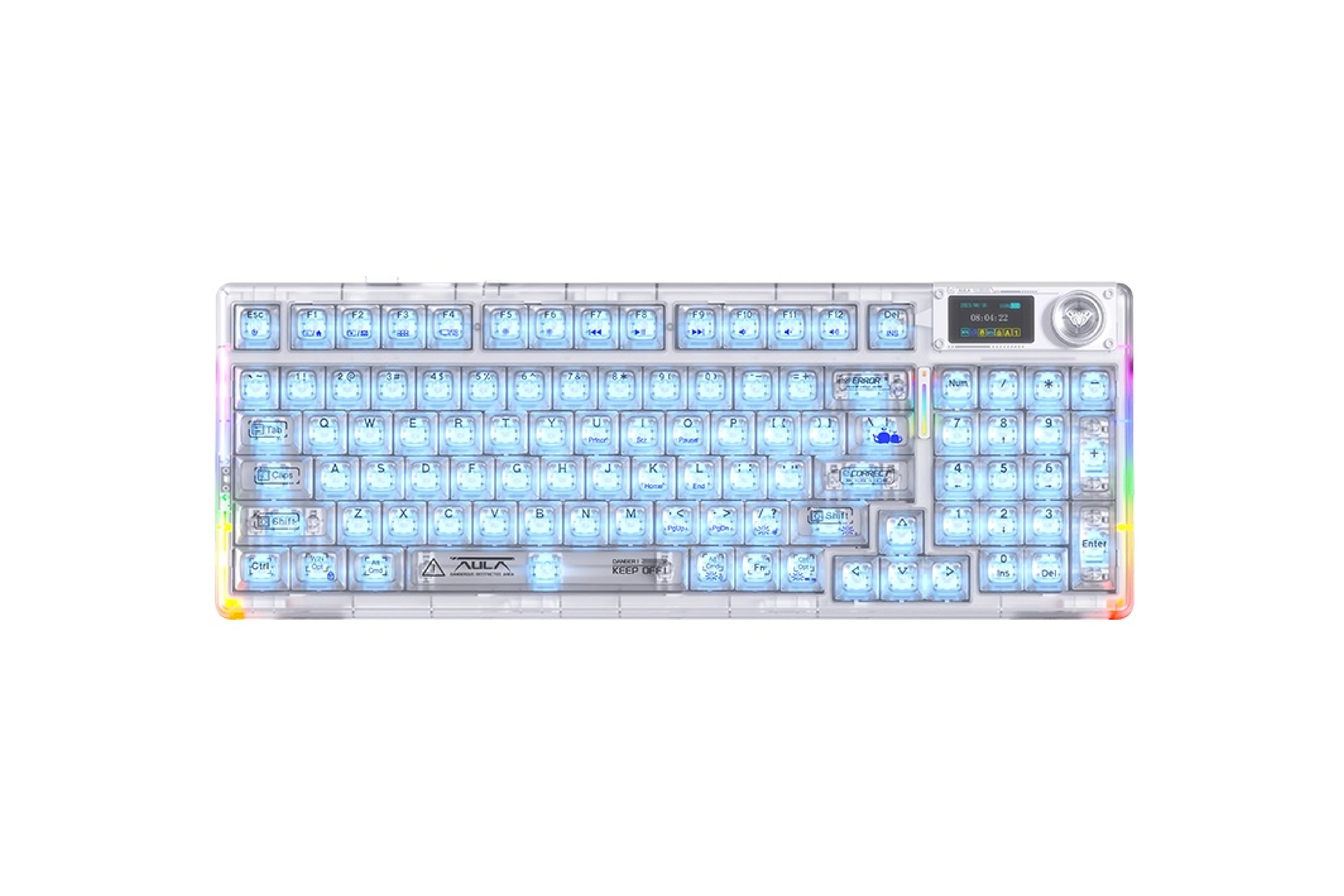AULA F98PRO V3 Gaming Keyboard(White)
