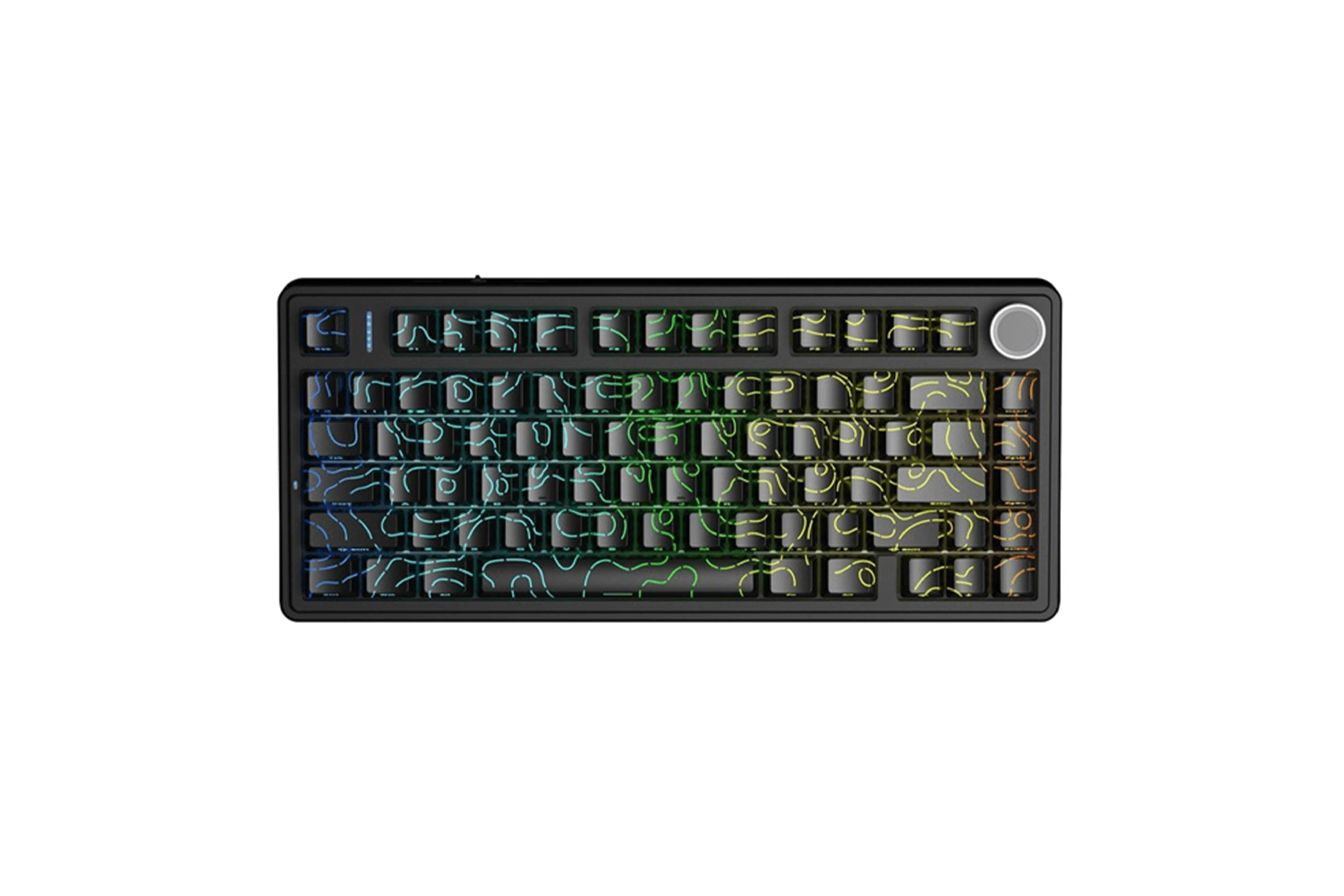 AULA F75 Gaming Keyboard (Black Pattern)