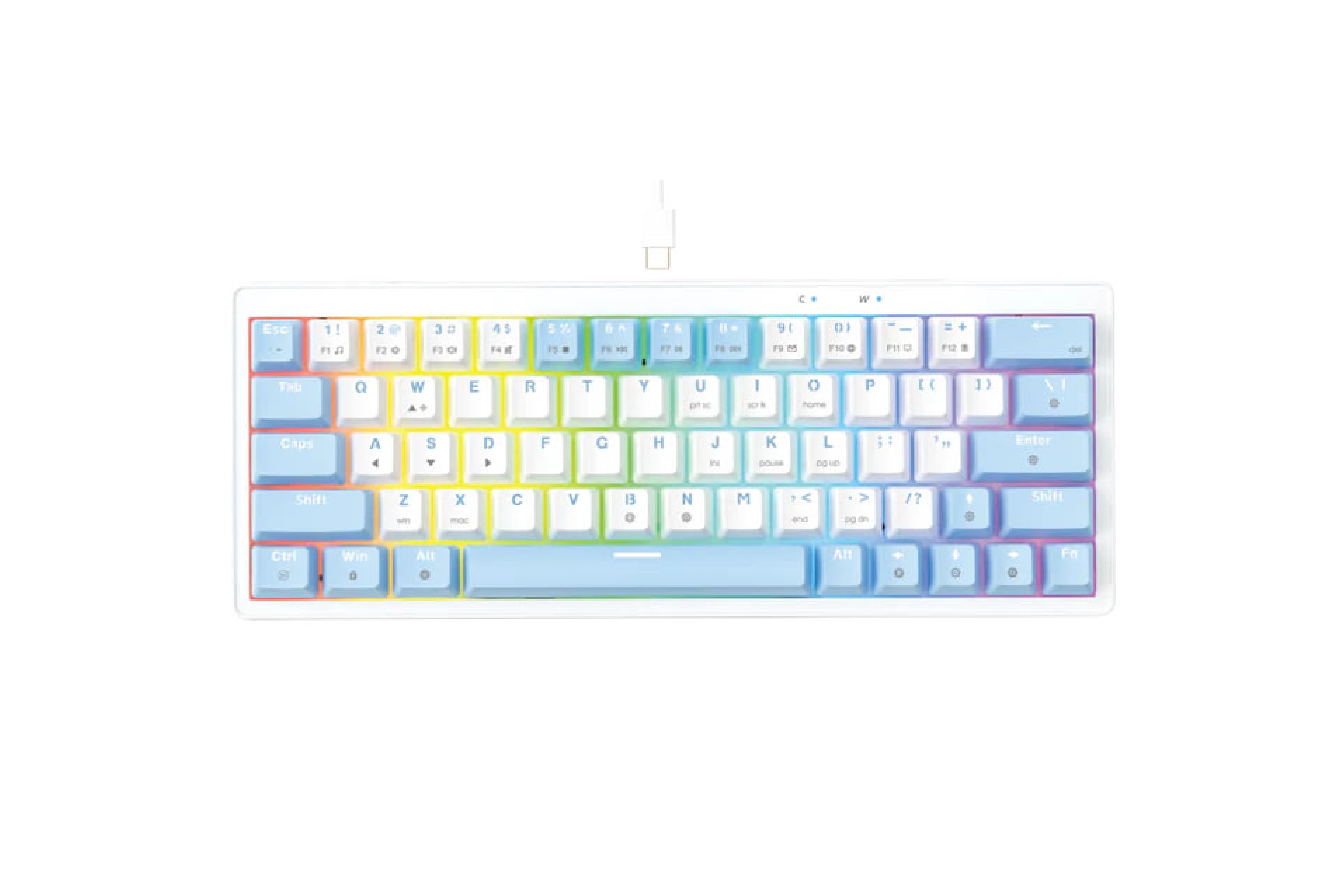 Fantech Mk611 Atom X63 Ame Edition(White)