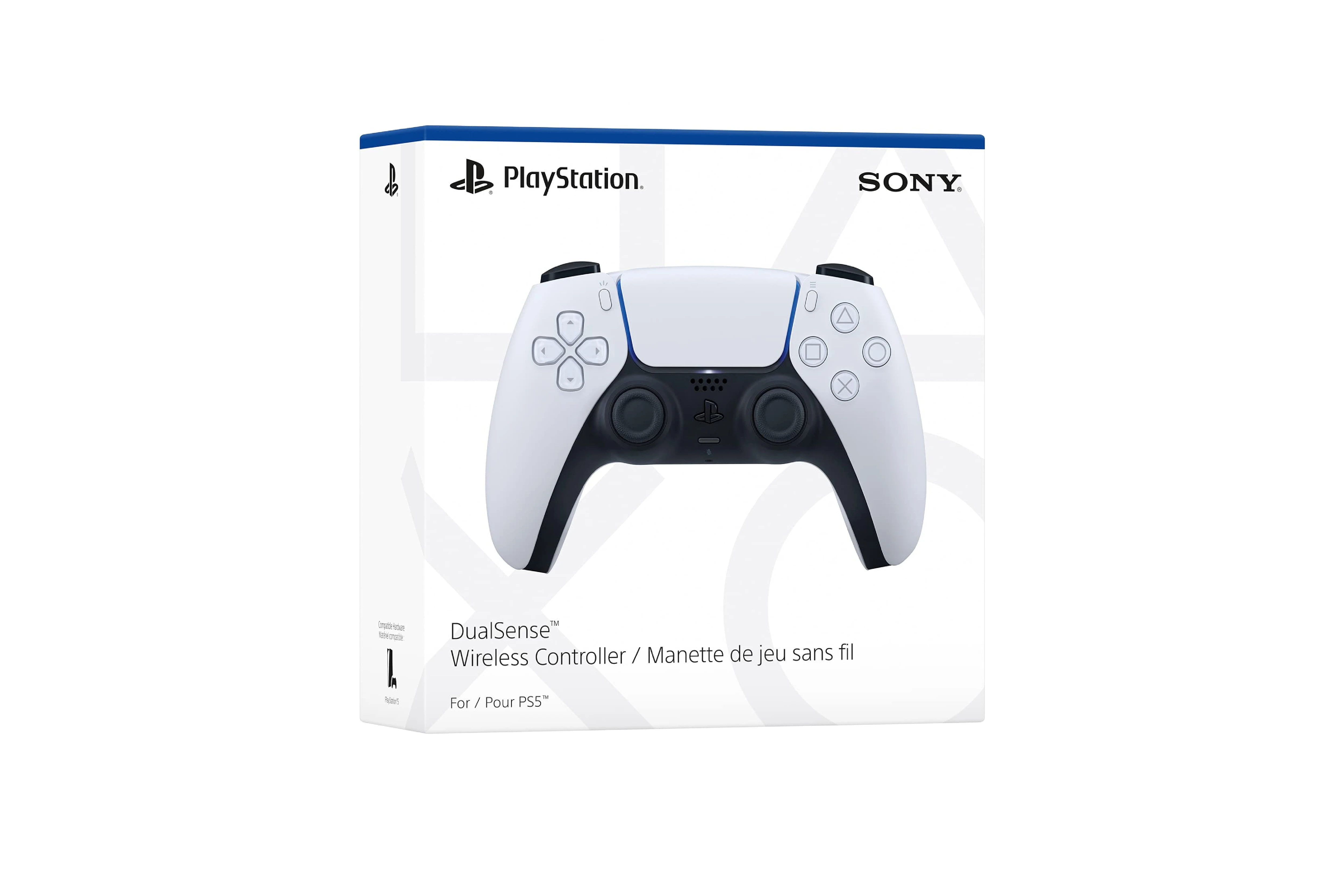 Sony PS5 DualSense Wireless Controller (White+Black)