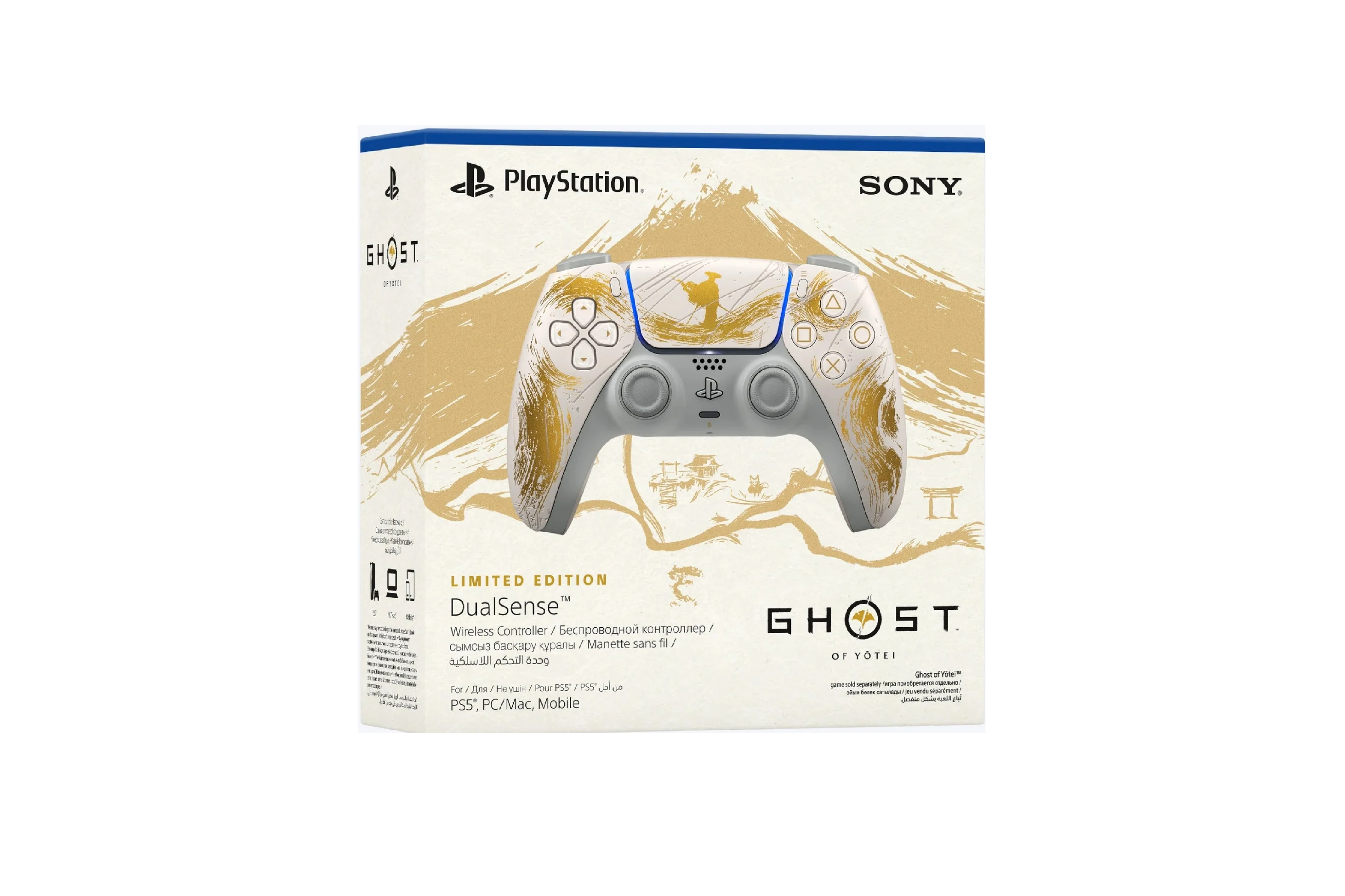 Sony PS5 DualSense Wireless Controller (Ghost of Yotei Gold Limited Edition)