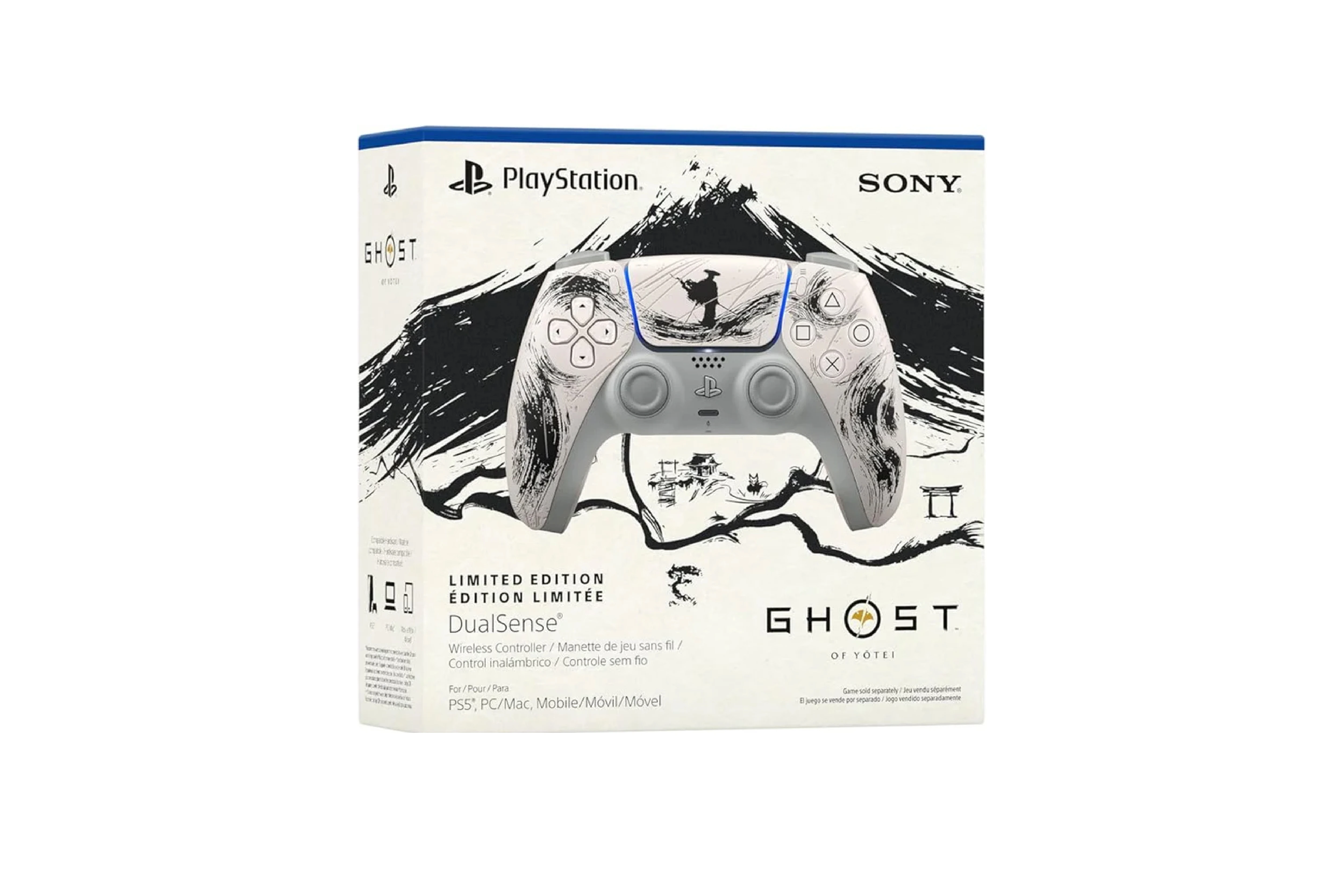 Sony PS5 DualSense Wireless Controller (Ghost of Yotei Black Limited Edition)
