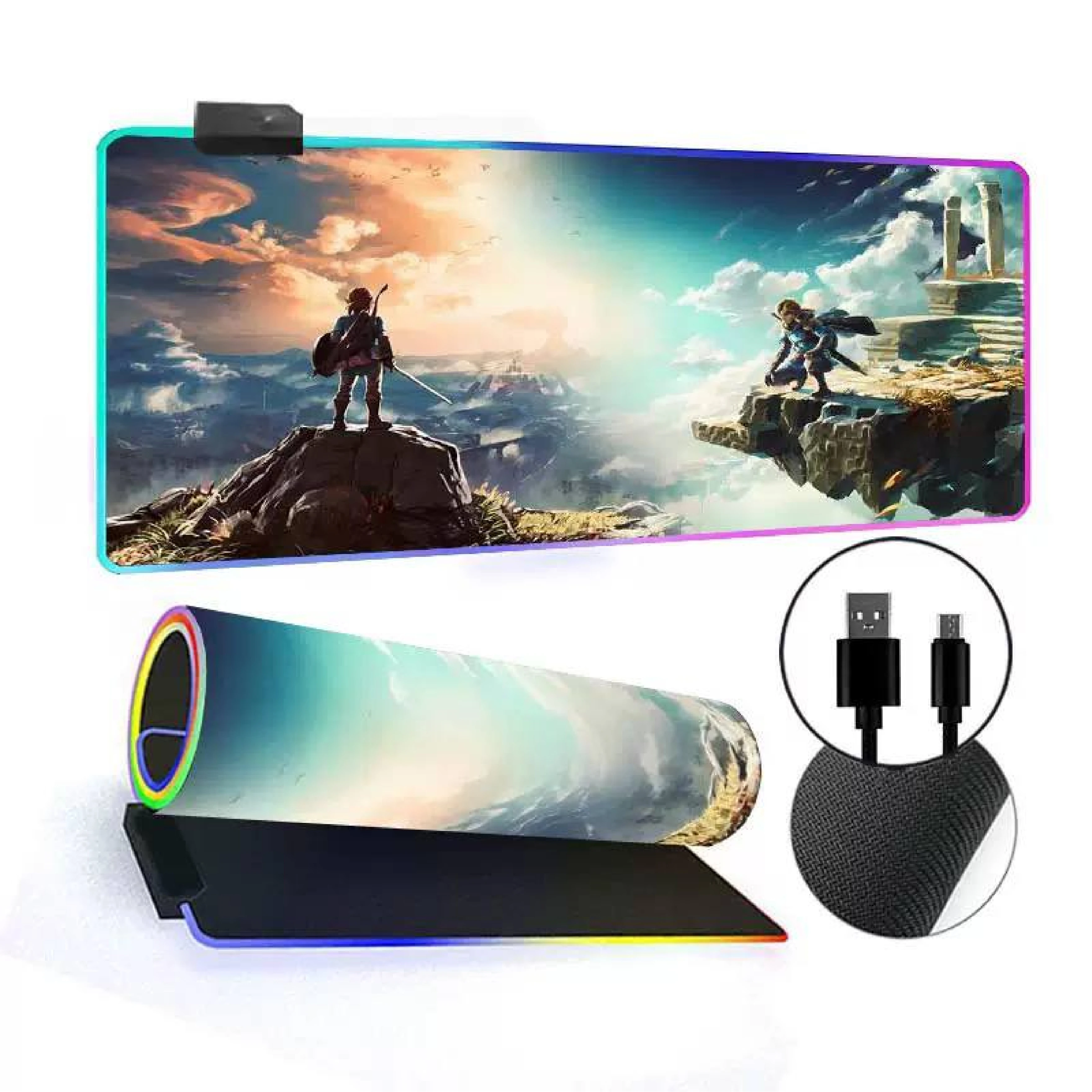 014 Mousepad Size 900mm x 400mm x 4mm (Anime) RGB