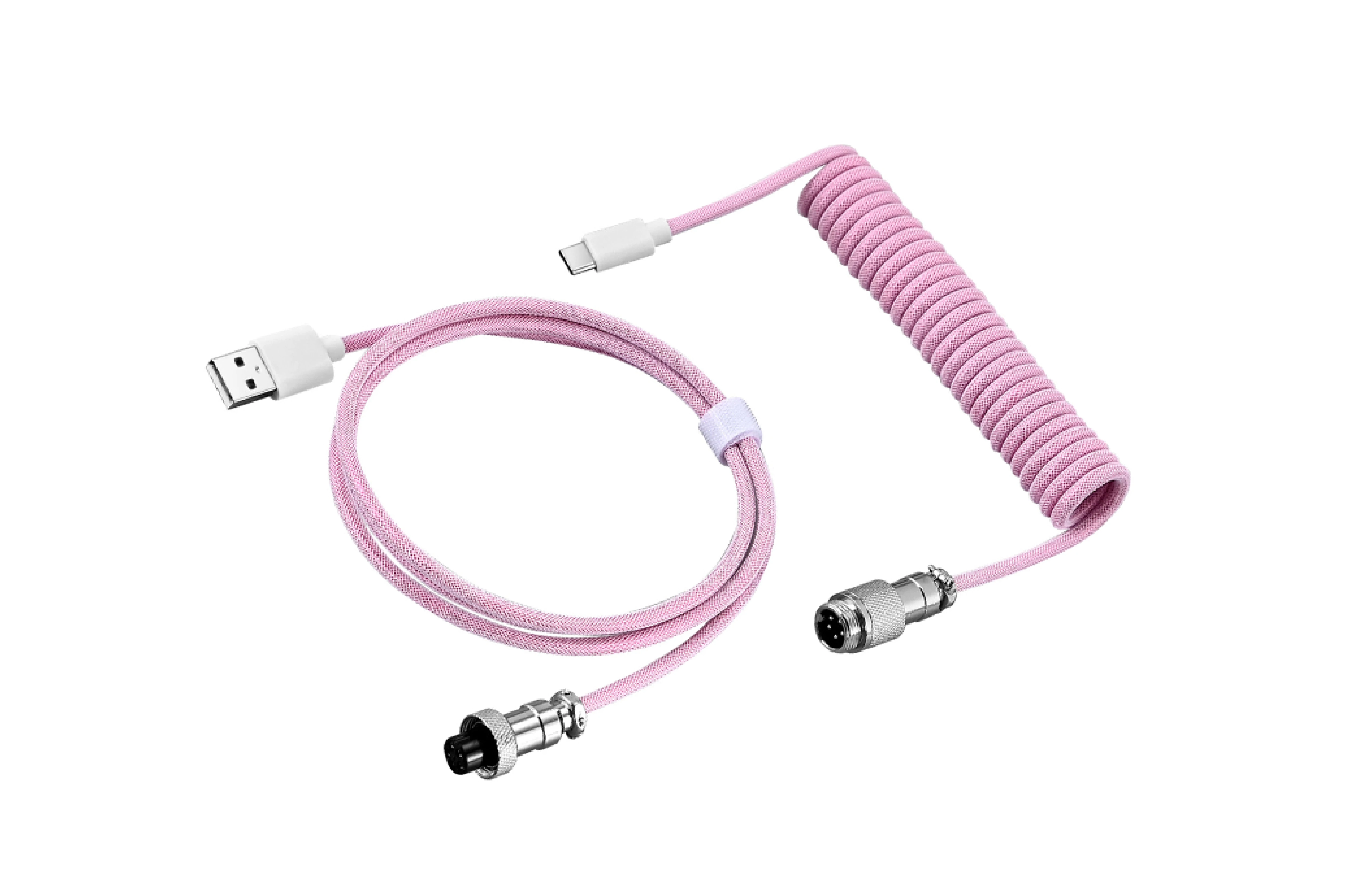 Type C USB Cable Mechanical Keyboard Pink