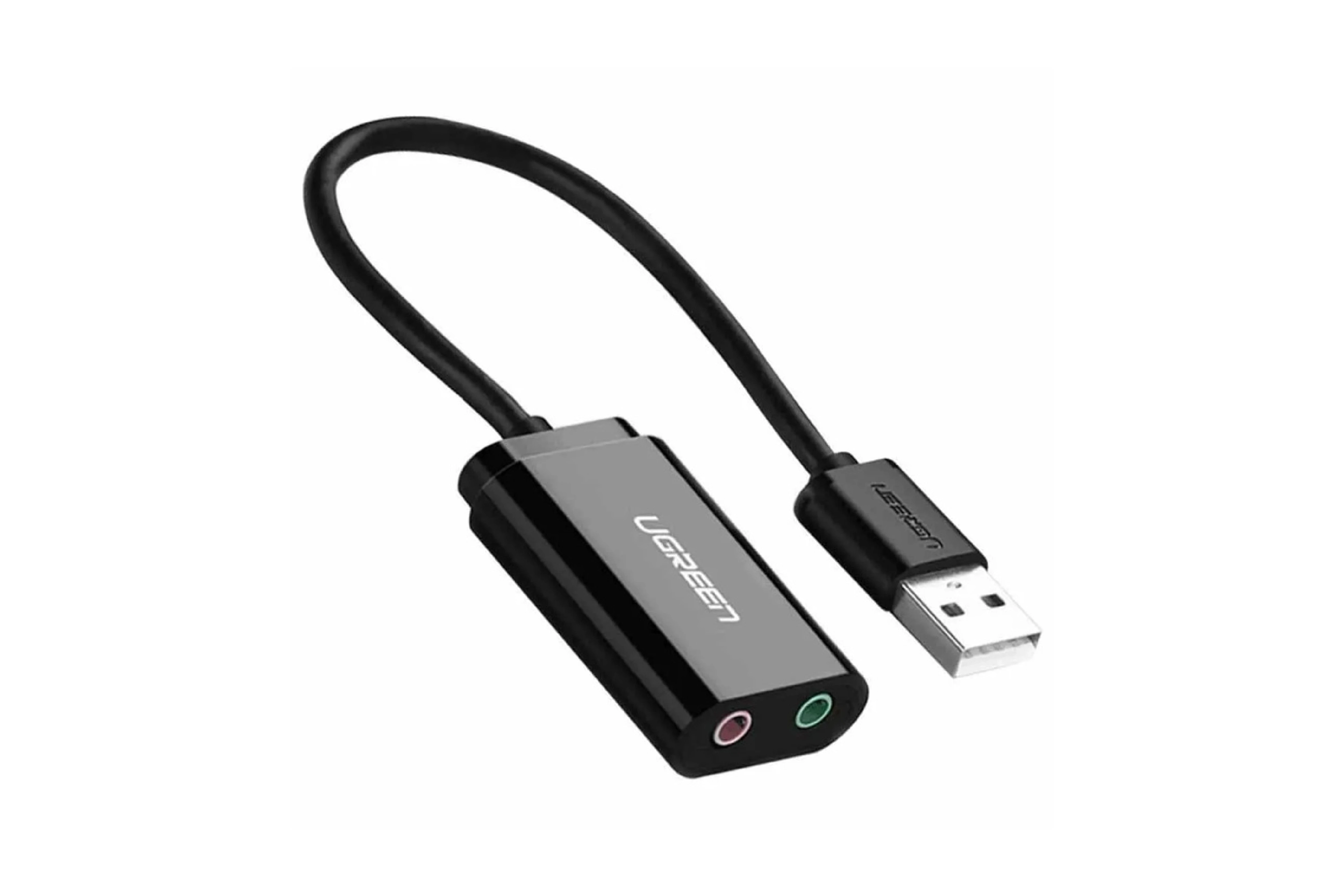 UGREEN USB 2.0 External Sound Adapter (Black) 30724