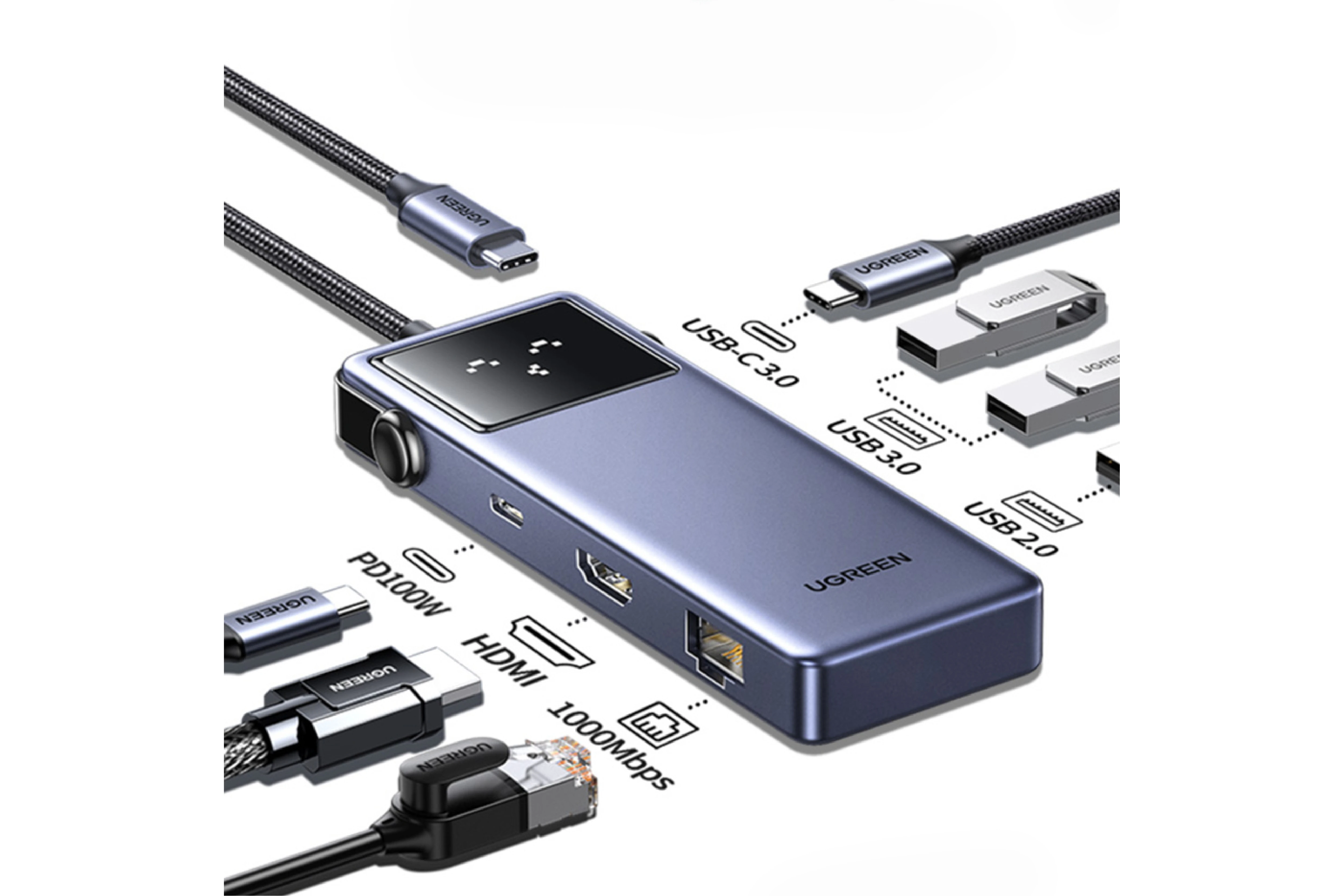 UGREEN 45155 Uno 7 in 1 USB-C Docking Station