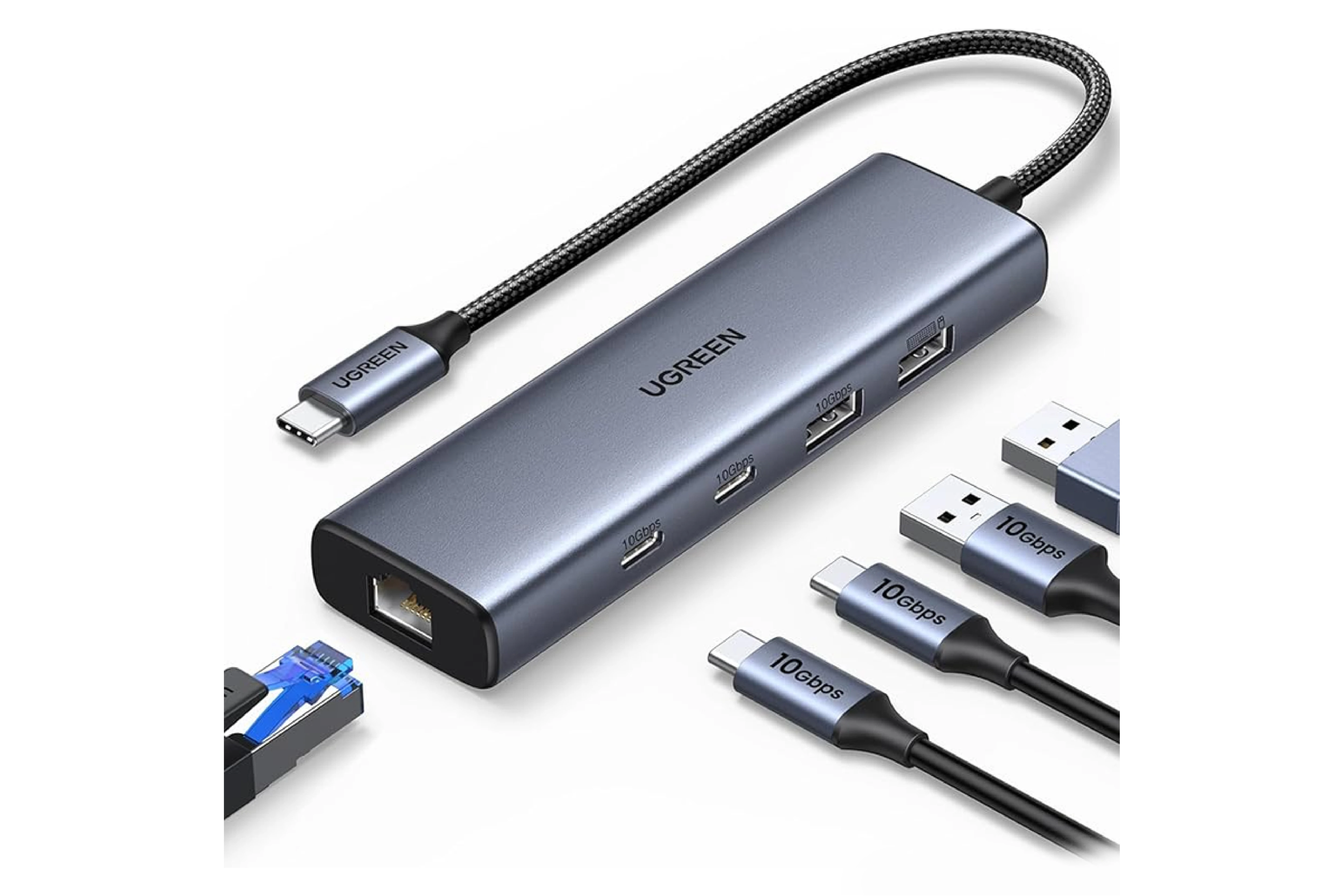 UGREEN 45320 6 in 1 USB-C 3.2A Hub with LAN