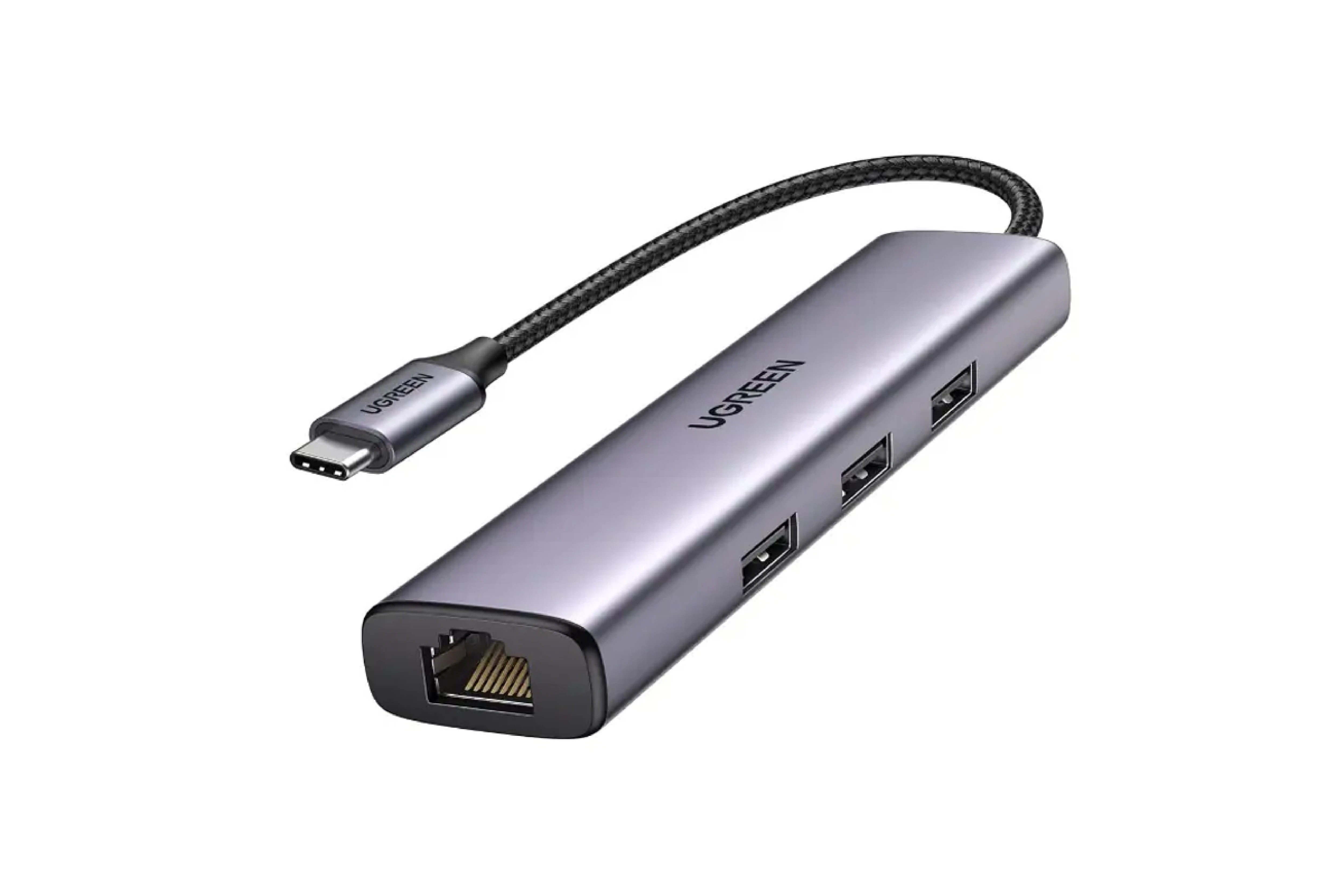 UGREEN 60600 USB-C to 3xUSB3.0 Hub+Gigabit Ethernet Adapter