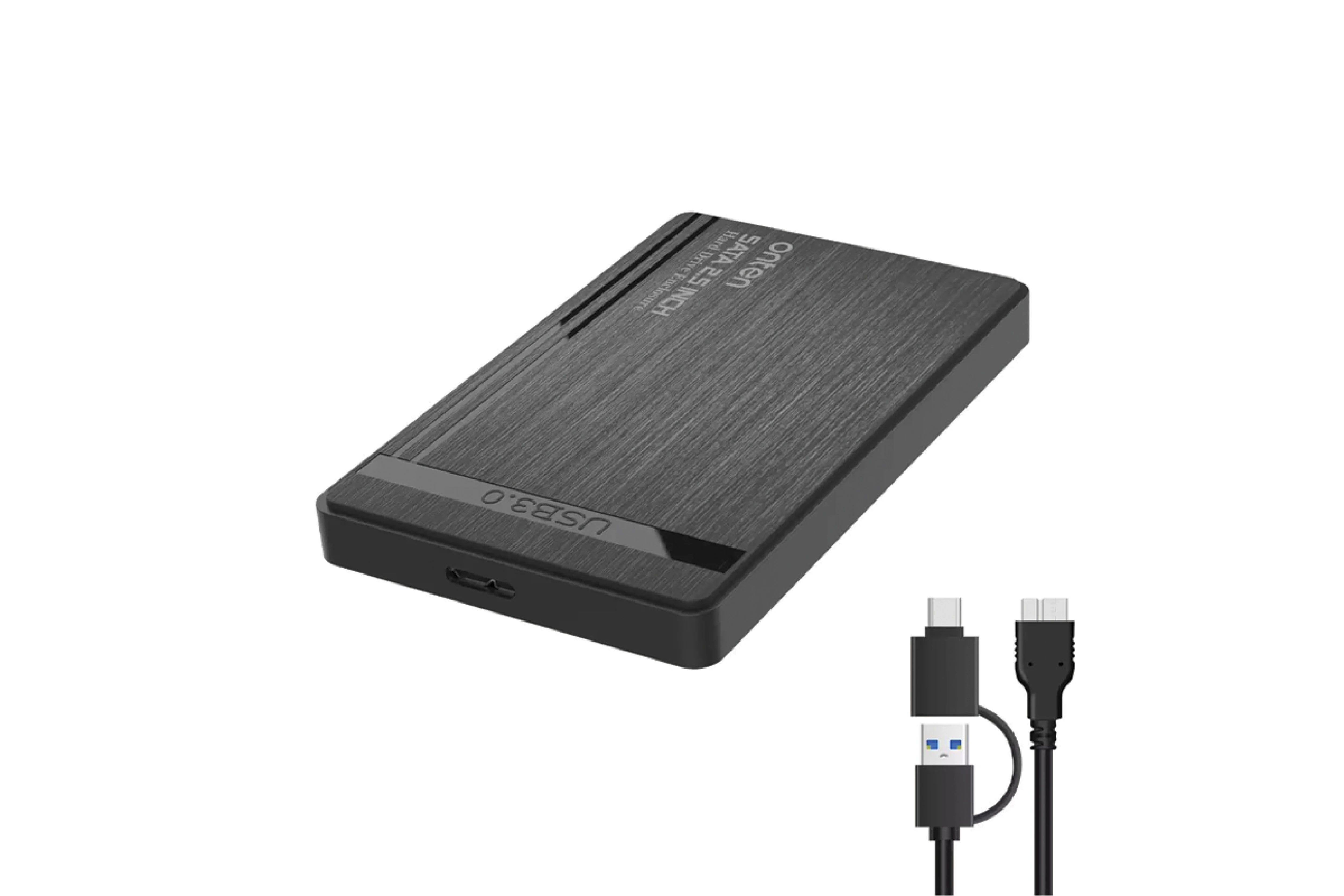 Onten 2-in-1 SATA 2.5 HDD External Case OTN-UHD11