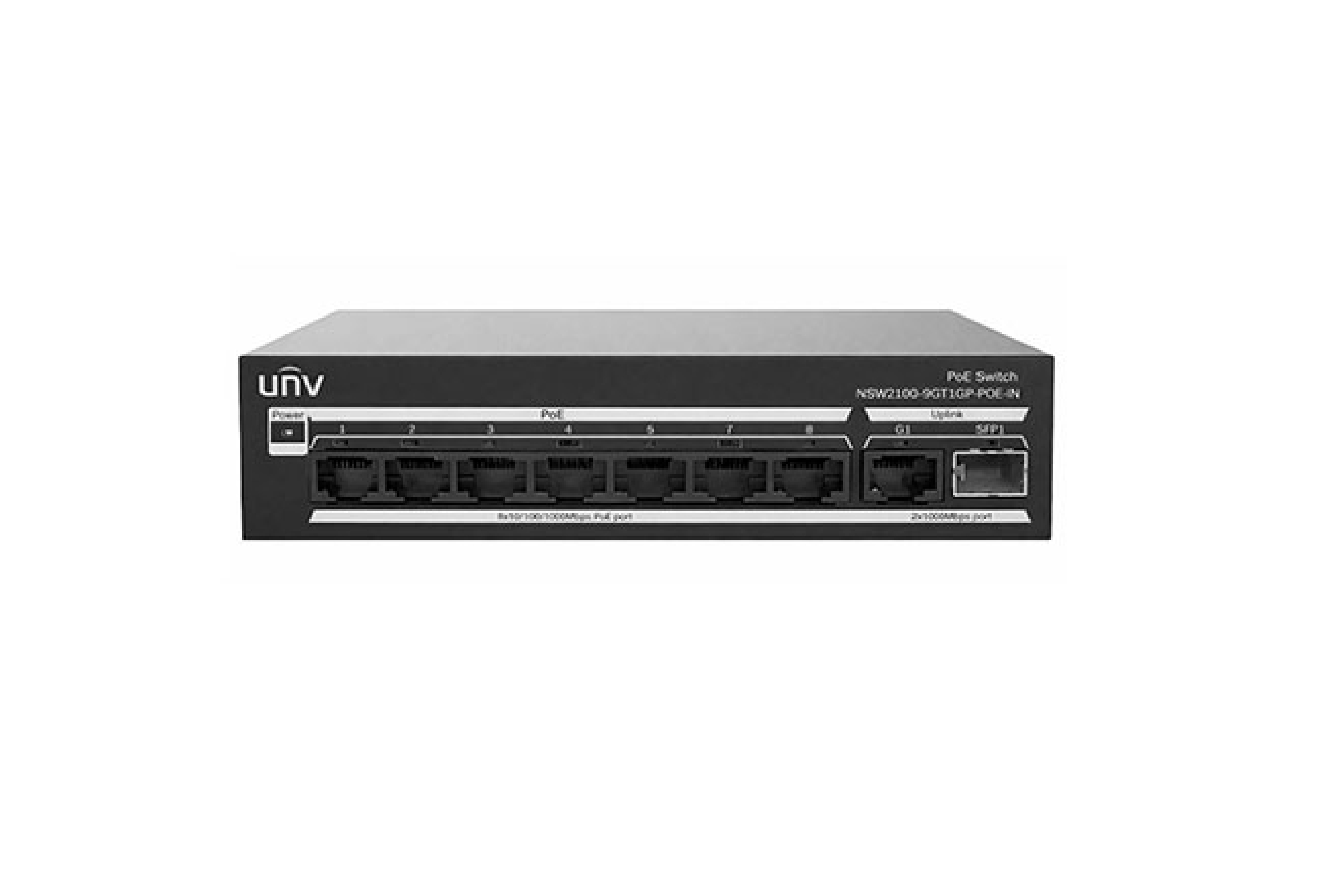 UNV 8Port Gigabits PoE Switch NSW2100-9GT1GP-POE-IN