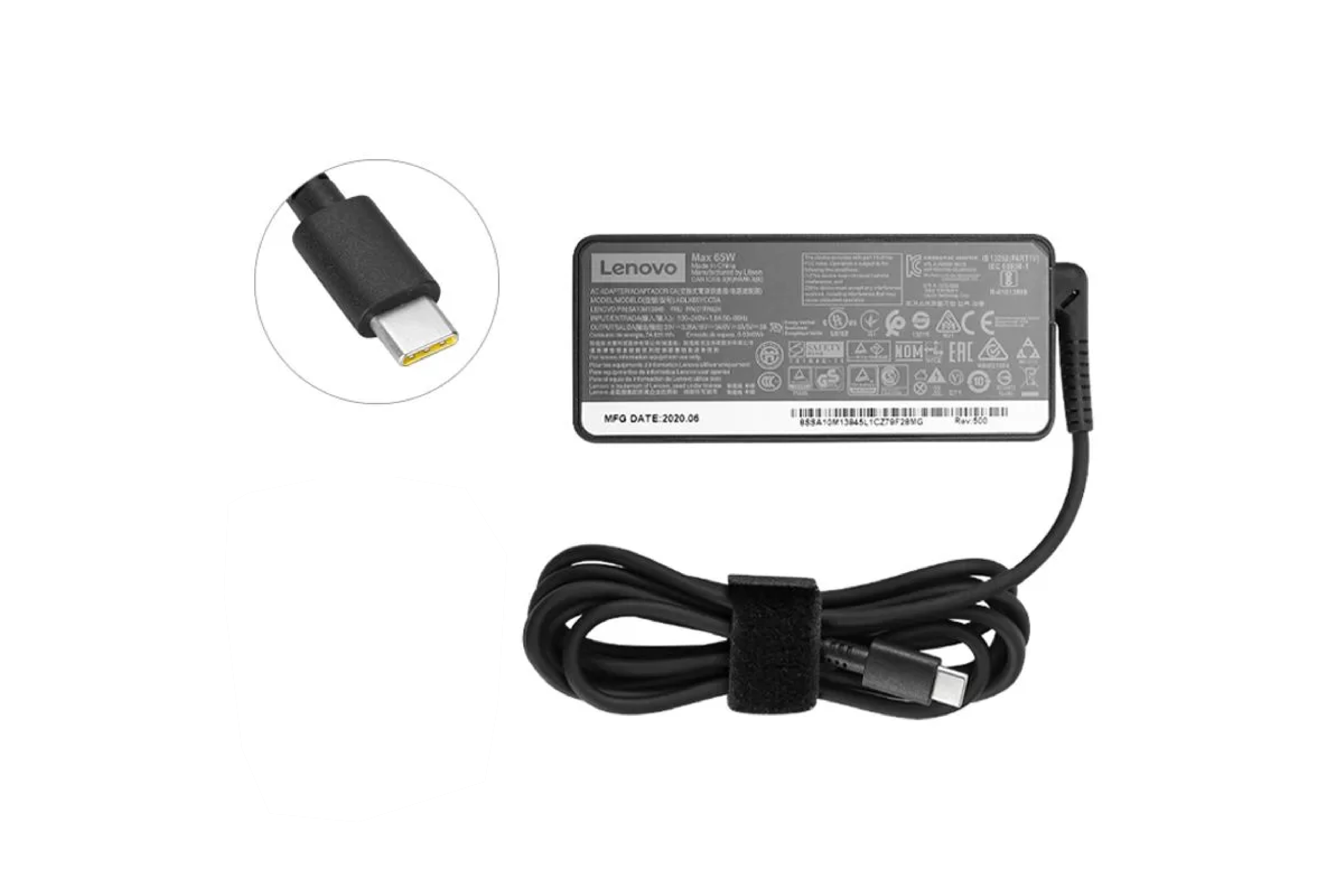 Adapter Lenovo (Original) Type-C 20V 3.25A (Long Shape)-65W-L5