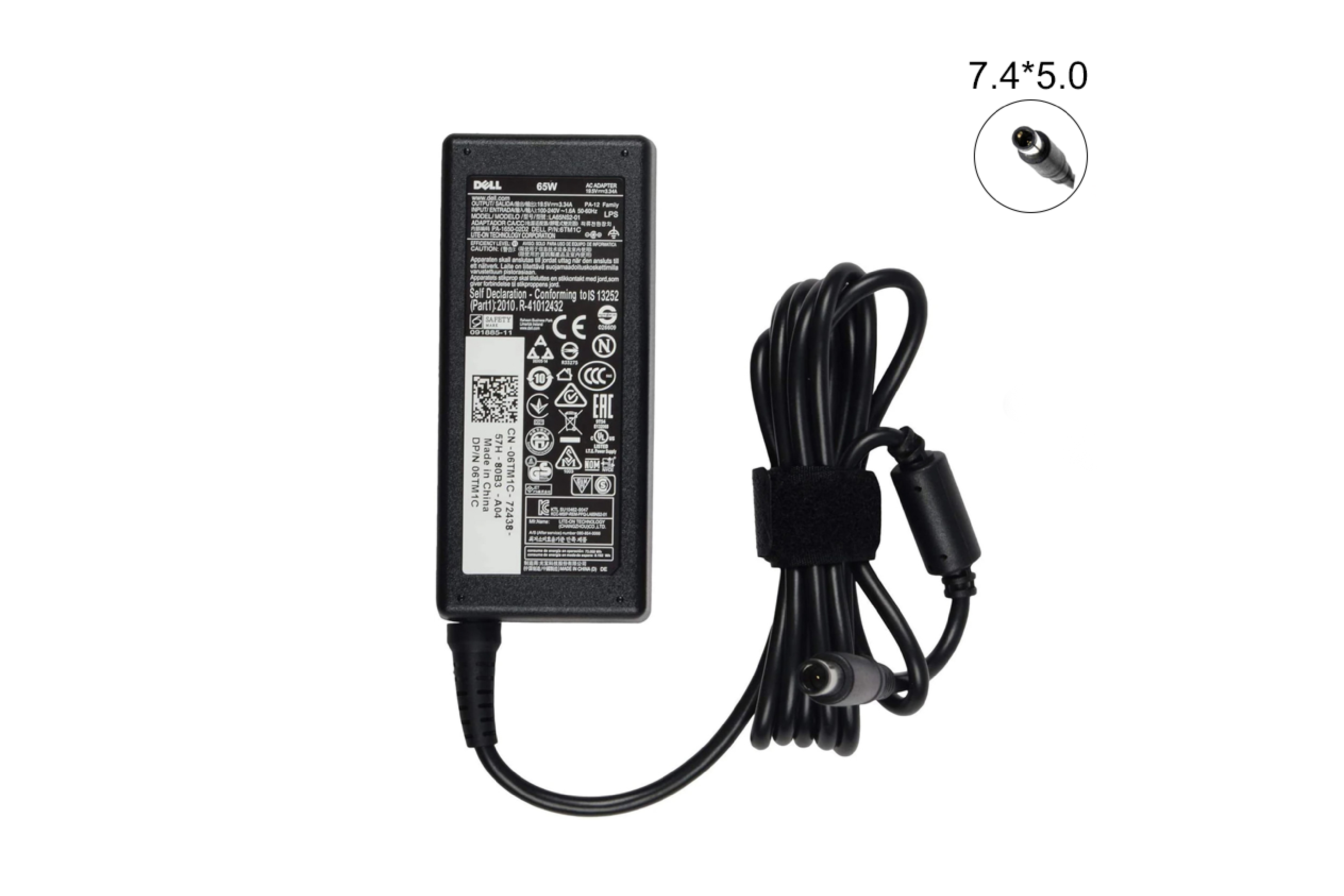 Adapter DELL (AAA-Original) 19.5V 3.34A (7.4x5.0)-65W