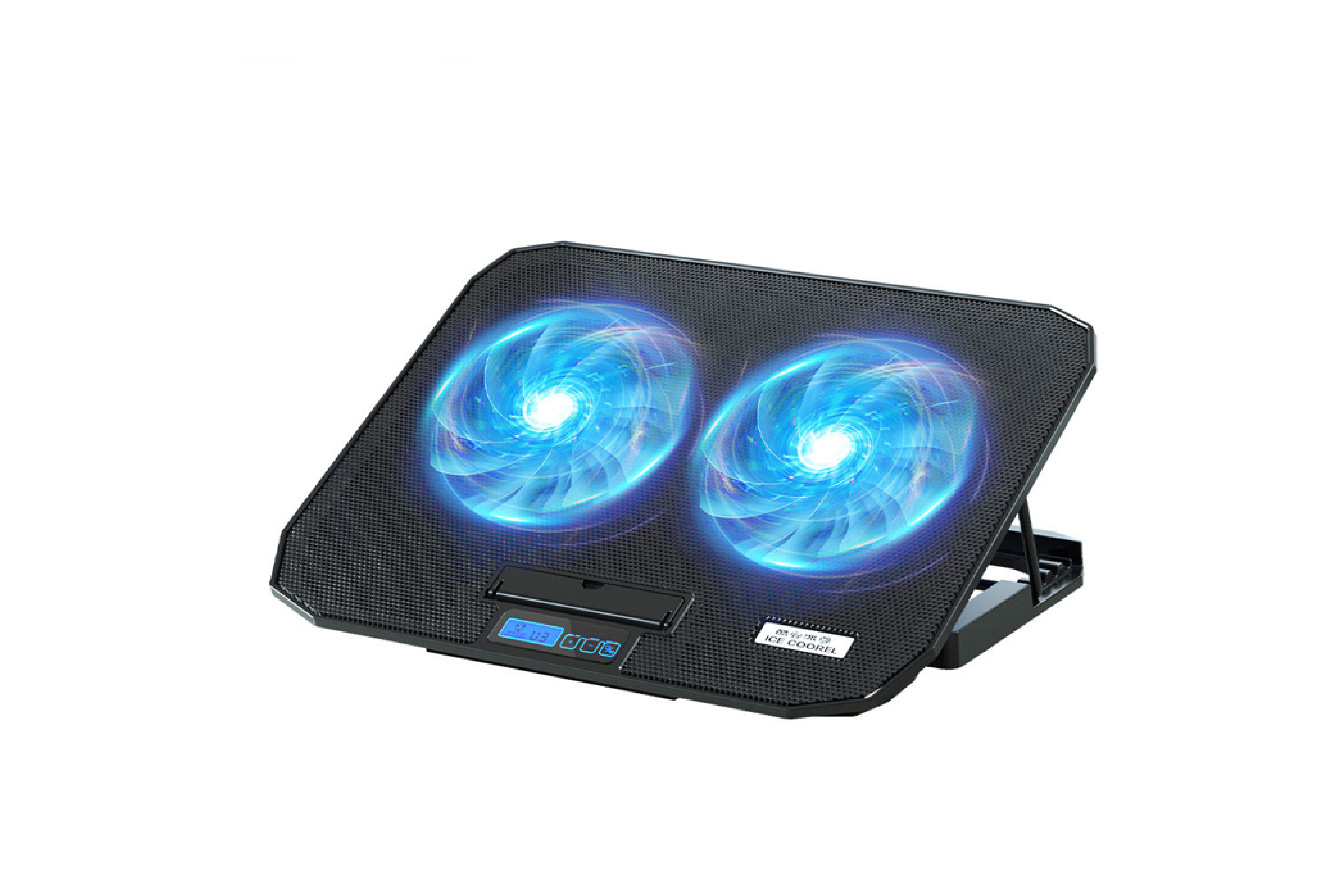 Ice Coorel N106 Ultra Quiet Slim Notebook Cooling Two Fans up to 15.6"