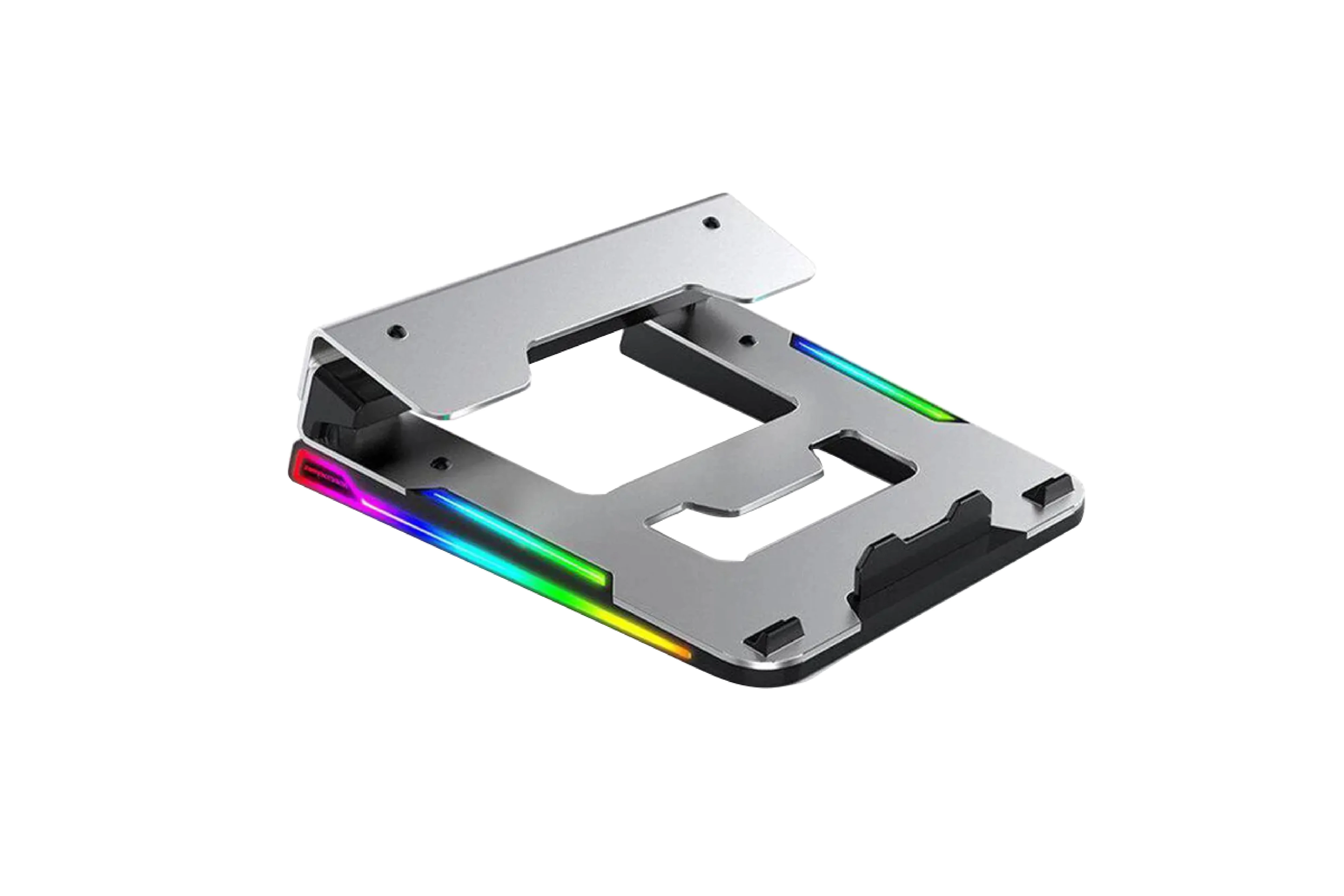 COOREL Gaming Laptop Cooler RGB Cooling Pad Radiator Adjustable Laptop Stand wit