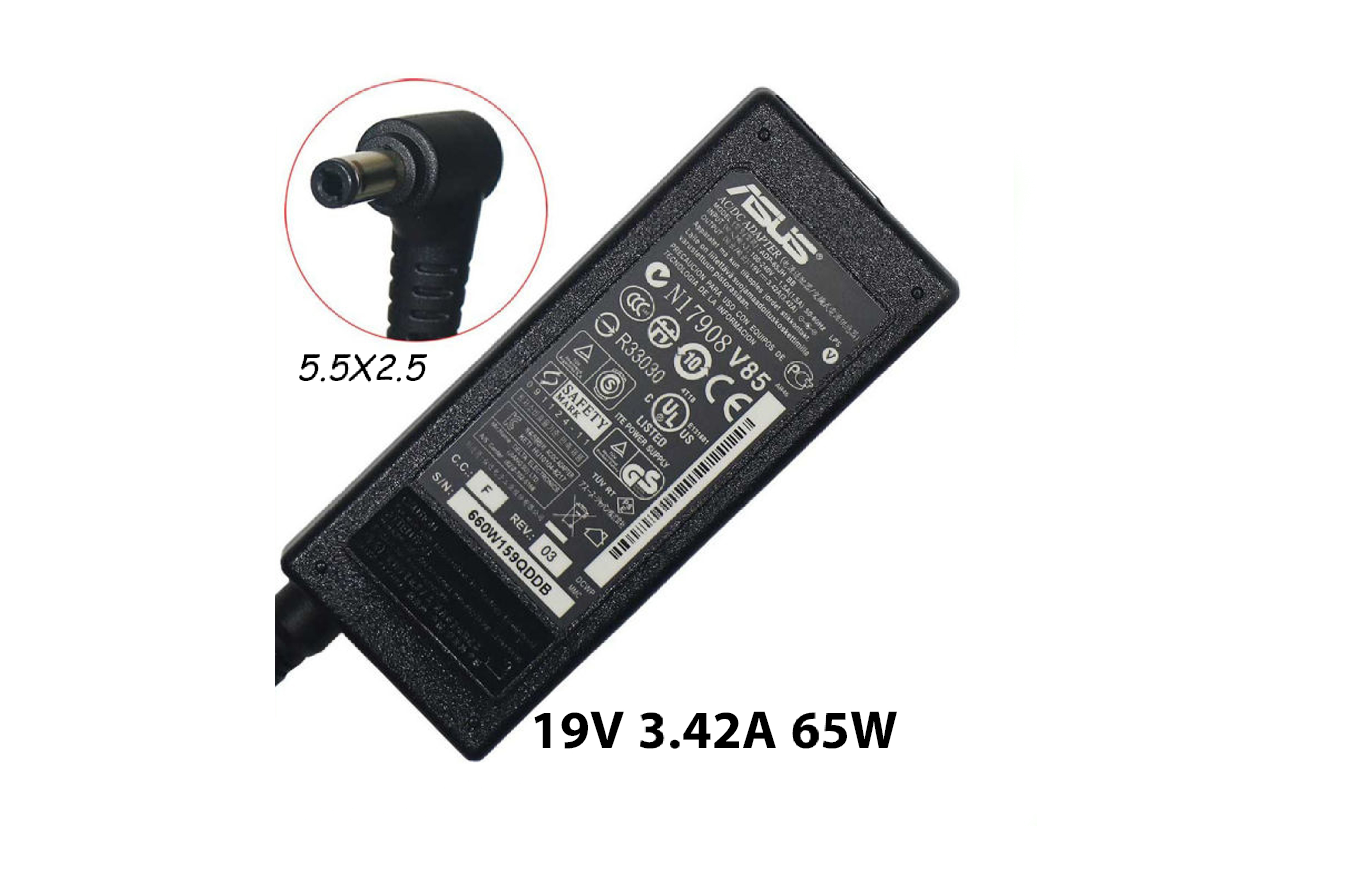 Adapter ASUS (Original) 19V 3.42A (5.5x2.5)-65W-S1