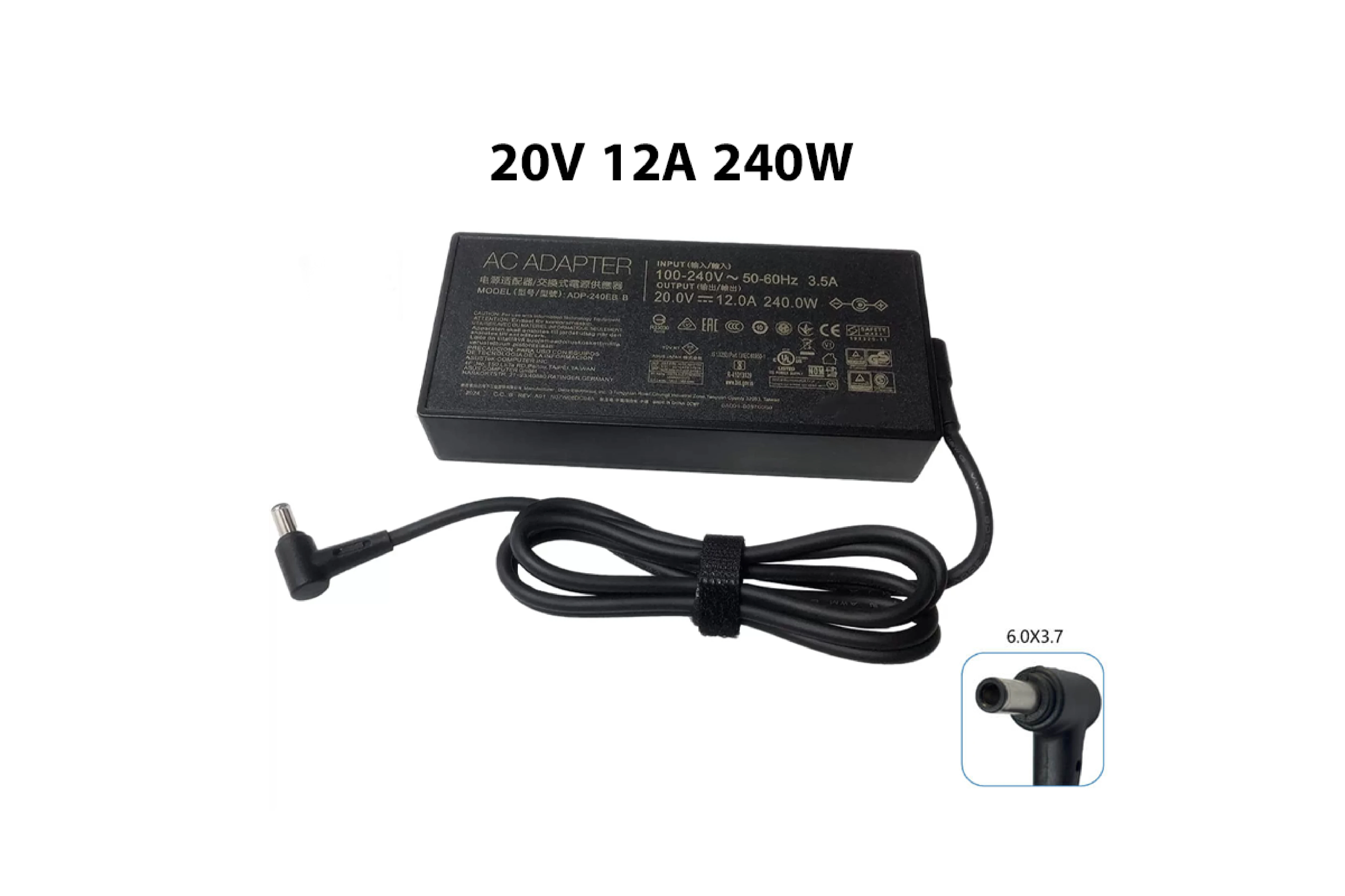 Adapter ASUS (Original) 20V 12A (6.0x3.7)-240W