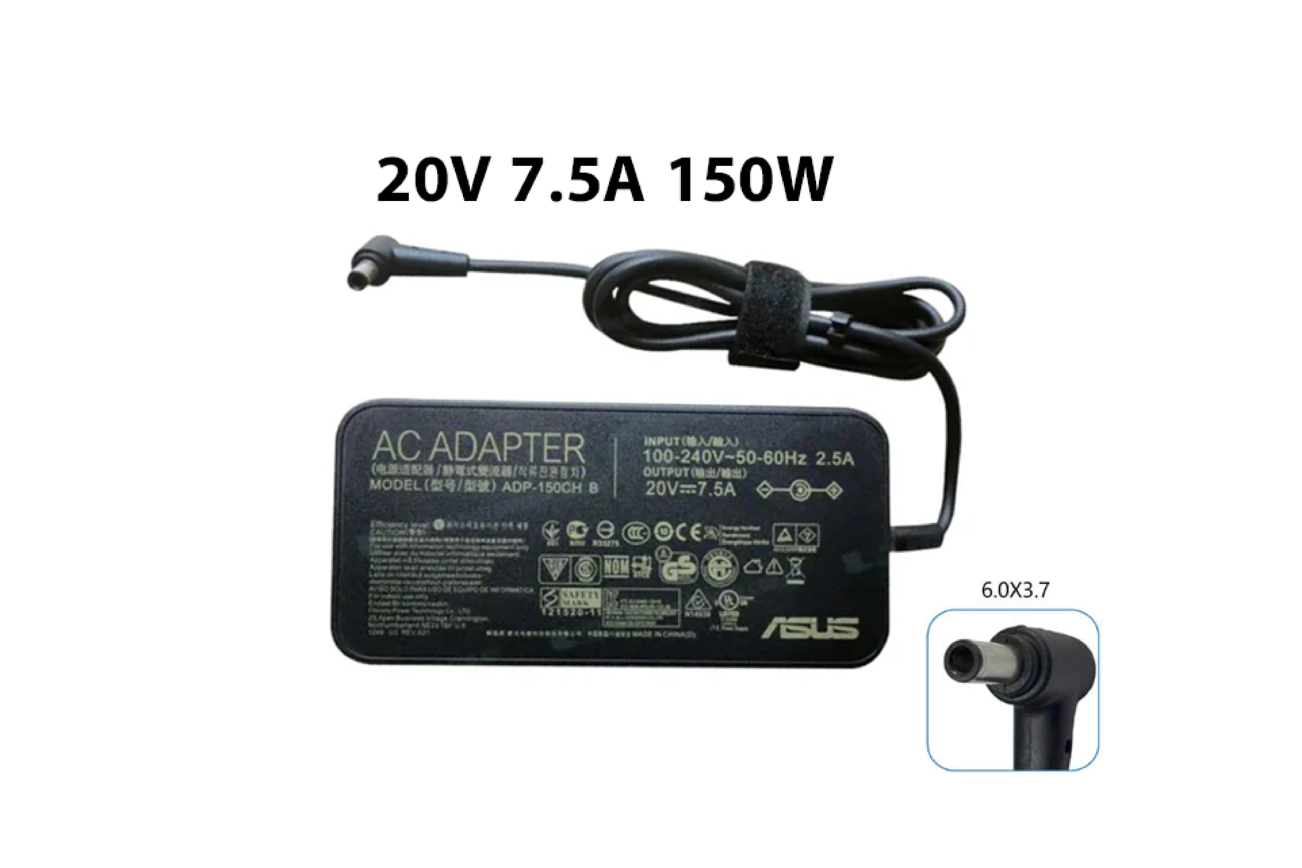 Adapter ASUS (Original) 20V 7.5A (6.0x3.7)-150W