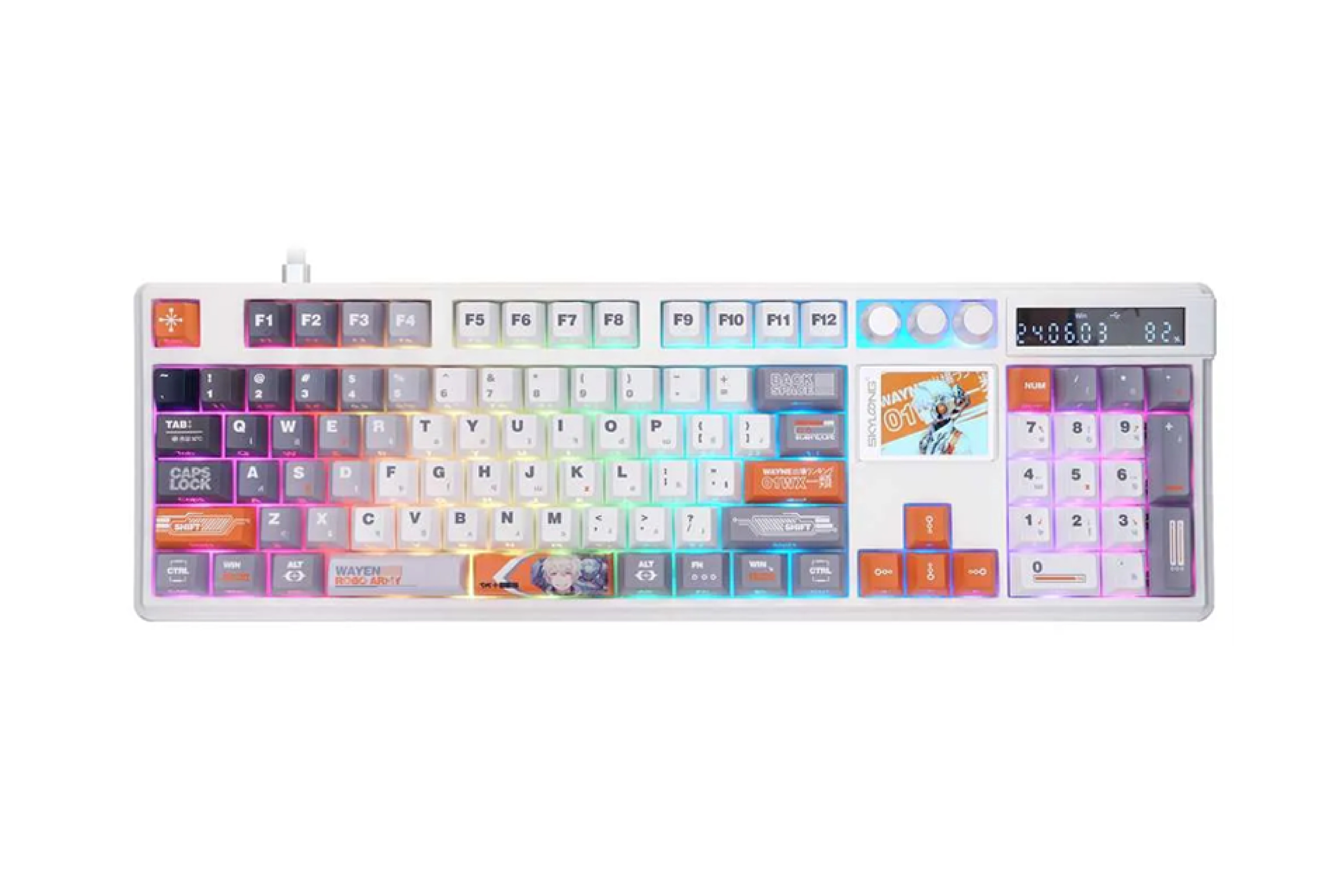 Skyloong GK104PRO Gaming Keyboard Quantum Mech No.1